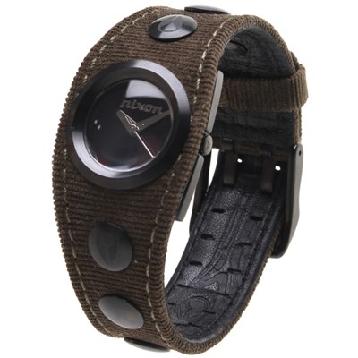 The Naughty Watch - All Black/Green Cord - SALE - 40% Off