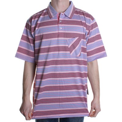 Rad Knit S/S Polo Shirt - Pink