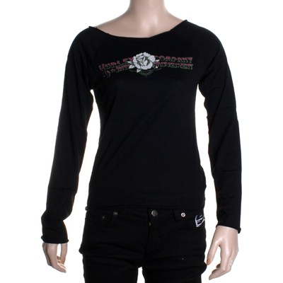 Ringling Mrlyn Girls L/S Tee - Black