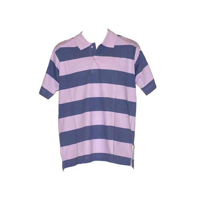 Wide Stripe S/S Polo Shirt