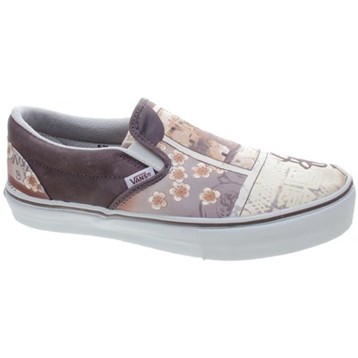 Classic Slip on LX Raso Print/Plum Kitten/Rainy Day Shoe 45471