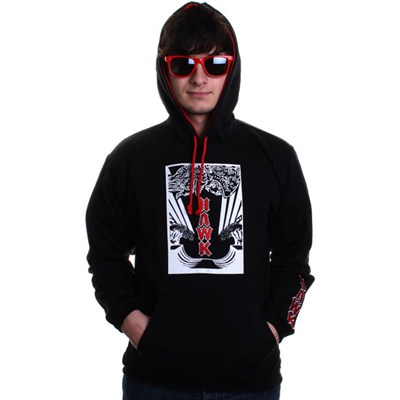 Ocean Pullover Youths Hoody - Black