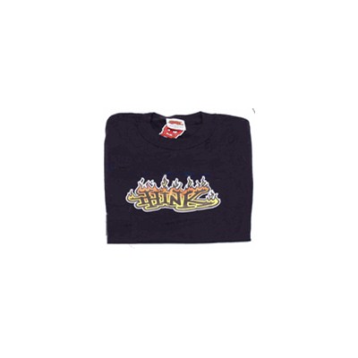 Flame Logo Youths S/S T-Shirt - Black