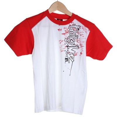 Dripped Neck Peek Kids S/S T-Shirt