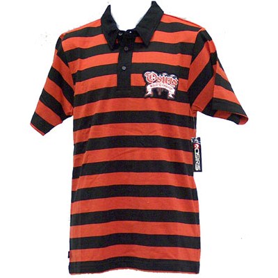 Riot S/S Polo Shirt - Black/Red