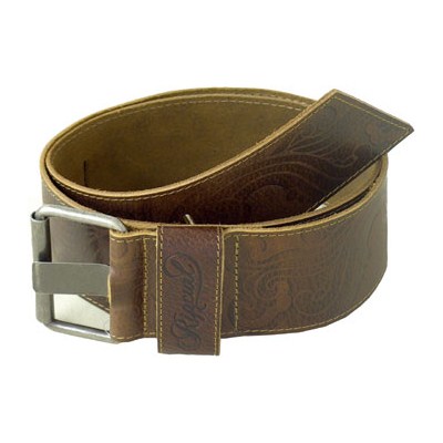 Rose Embossed Distressed Girls Belt