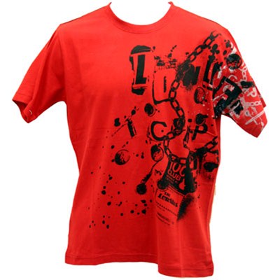 Collage S/S T-Shirt - Red