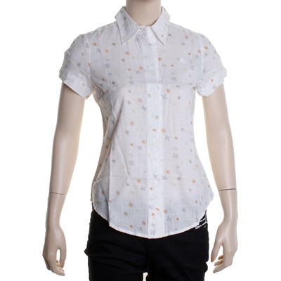 Fillmore Girls S/S Woven Top - White