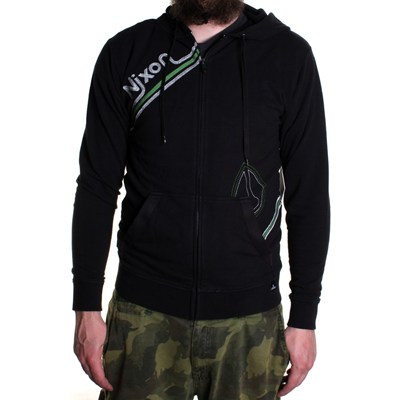 Metropolitan Zip Hoody - Black