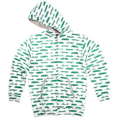 Means White Zip Hoody