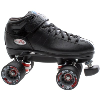 R3 Black Quad Roller Skates