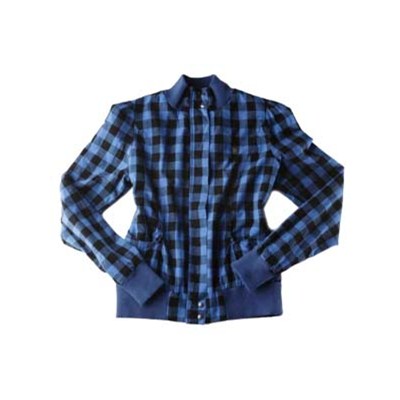 Tulip Blue Plaid Jacket