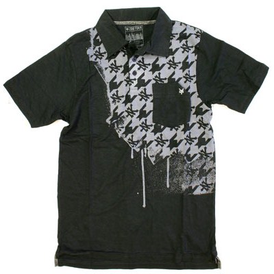 Houndstooth S/S Polo Shirt