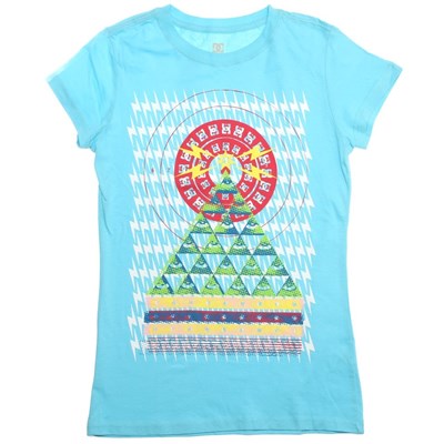 Visions S/S Girls Tee - Ocean Blue