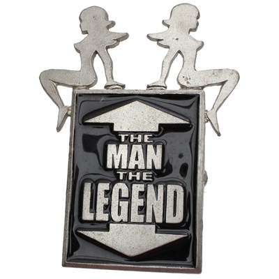 The Man, The Legend Buckle