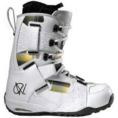 ANDREAS WIIG 09 White/Plaid Snowboard Boots F1L242