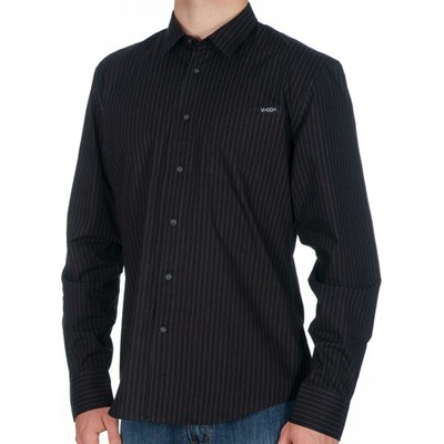 XYZ Stripe L/S Shirt - Black/Green