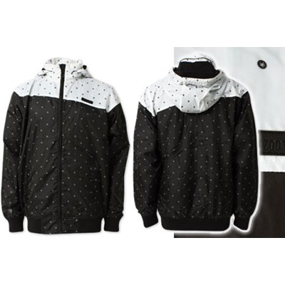 Polka Windbreaker Jacket