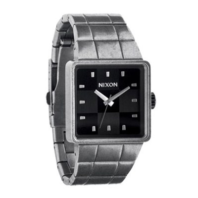 The Quatro Watch - Antique Silver/Black - SALE - 40% Off