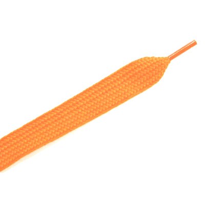 542 Bright Orange Solid Thick Laces