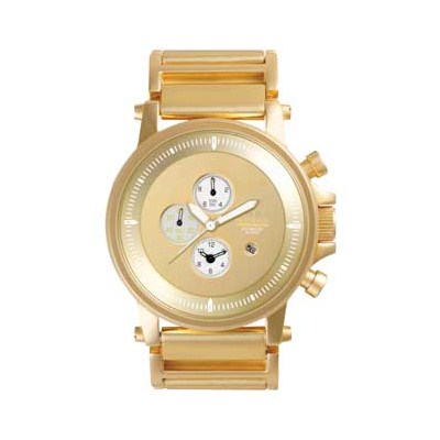 Plexi Polished Gold /Gold/Gold Mirror Men's Watch PLE024