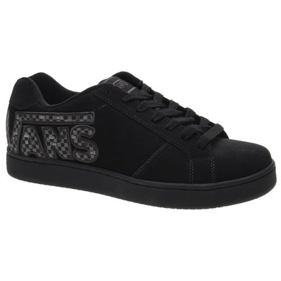 Widow (Checkervans) Black/Black Kids Shoe DE33UB