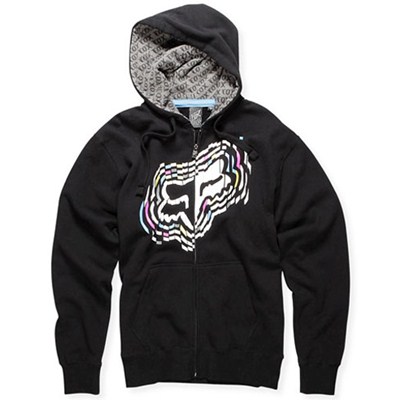 Vibrations Black Zip Hoody