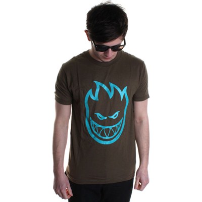 Bighead S/S T-Shirt - Army Green/Teal