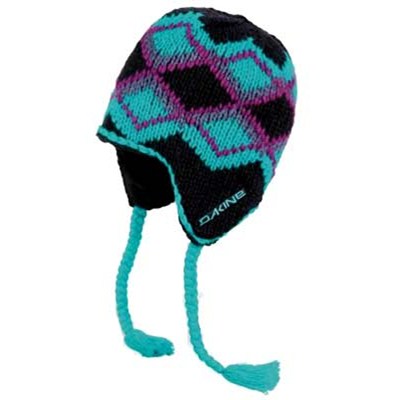 McFly Earflap Beanie - Black/Teal