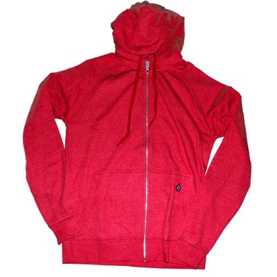 Timesoft II Heather Berry Red Ultra Slim Zip Hoody