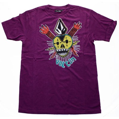 The Face Youths S/S T-Shirt - Eggplant