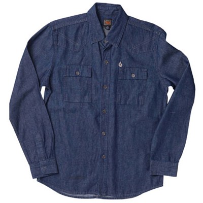 Havens Chambray Indigo Wash L/S Denim Shirt
