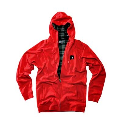 Token Heather Red Zip Hoody