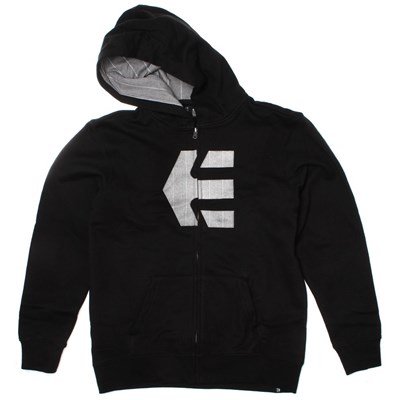 Icon Fill Black Youth Zip Hoody