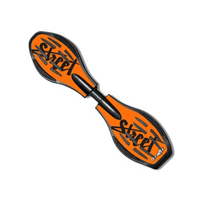 Orange Script Street Surfer Waveboard
