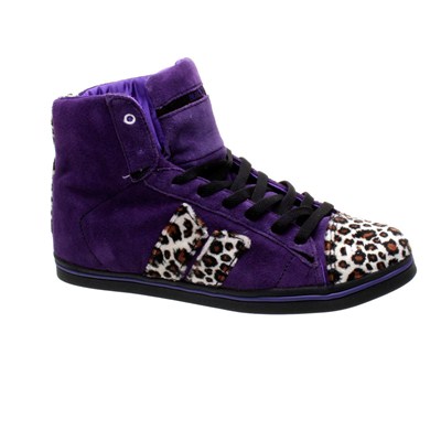 Nolan Purple/Leopard Cassadee Pope Womens Shoe