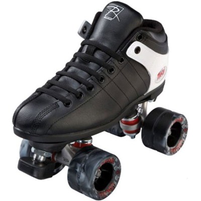 Dash Black/White Quad Roller Skates