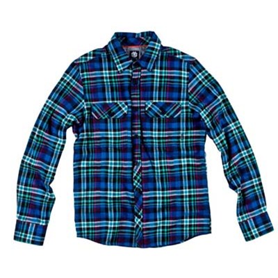 Adorn Long Sleeve Flannel Shirt - Purple Haze