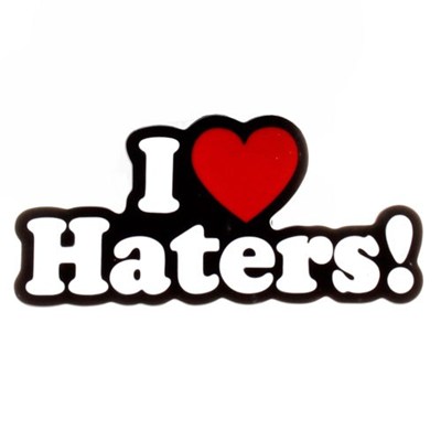 I Love Haters Buckle