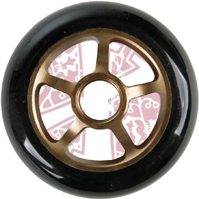 Pro Series Extreme Metal Core 100mm Scooter Wheel - Bronze/Black