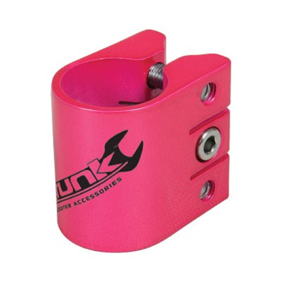 Pink Triple Collar Scooter Clamp