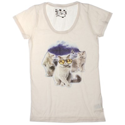 Moon Cat Oatmeal S/S Tee