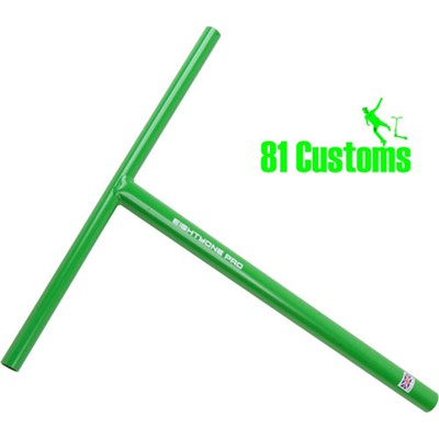 81-Pro Green Straight One Piece T-Bar