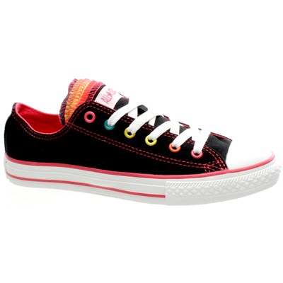 Chuck Taylor Multi Tongue Ox Black/Multi Kids Shoe 632575 Chuck Taylor Multi Tongue Ox Black/Multi Kids Shoe 632575