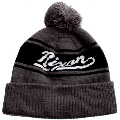Bristol Bobble Beanie - Charcoal  Heather