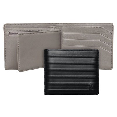Satellite Big Bill Black Line Bi-Fold ID Coin Wallet
