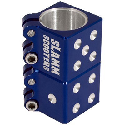 Dice Collar Clamp - Blue