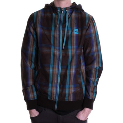 Alken Woven Hooded Jacket - Brown