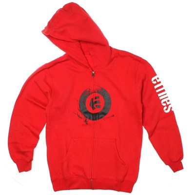 Stamped Red Youth Zip Hoody