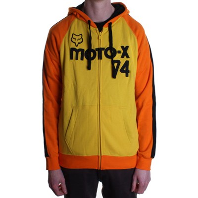 Classic Combo Fleece Zip Hoody - Gold